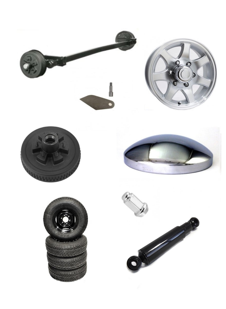 Axles, Shocks, Tires & Wheels Woodland Airstream Parts and RV Accessories Store